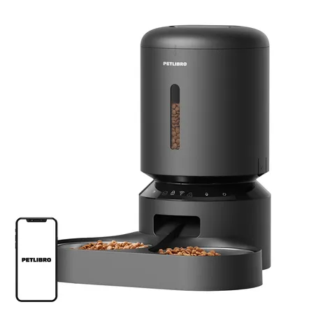 Petlibro Granary food dispenser with double bowl, Wifi, 5L(black)